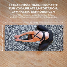 Lade das Bild in den Galerie-Viewer, GOLDEN TPE Sportmatte Yogamatte 8mm Rutschfest 183*81*0.80cm
