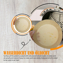 Lade das Bild in den Galerie-Viewer, GOLDEN Backpapier fettabsorbierendes Papier für Heißluftfritteuse, Wasserdicht Ölfest
