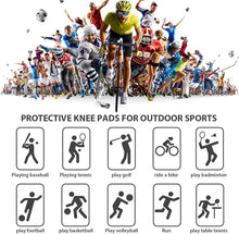 Lade das Bild in den Galerie-Viewer, GOLDEN Knieschutz Sport kniebandage,Knieschoner Fahrad Skate Board Volleyball SKI Eislaufen Felsklettern Dick Schwamm Kollision Vermeidung Kneepad Anti-Rutsch Knieschoner Volleyball Beschützer(1 Paar)

