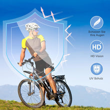 Lade das Bild in den Galerie-Viewer, GOLDEN Sonnenbrille Schutzbrille Sportbrille  Fahrradbrille Brille UV 400
