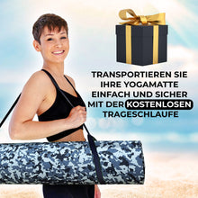 Lade das Bild in den Galerie-Viewer, GOLDEN TPE Sportmatte Yogamatte 8mm Rutschfest 183*81*0.80cm
