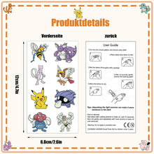 Lade das Bild in den Galerie-Viewer, Tattoo Kinder, 8 Blätter Tattoo Aufkleber, Cartoon Temporäre Tattoo
