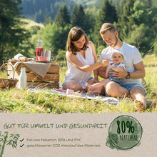 Lade das Bild in den Galerie-Viewer, Kindergeschirr-Set Kindergeschirr-Set 5 Teile aus Bambusfaser und Maisstärke, Teller
