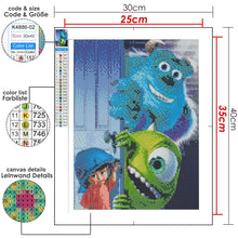 Lade das Bild in den Galerie-Viewer, Kreativset GOLDEN Diamond Painting zubehör bilder Weihnachten (Monster)
