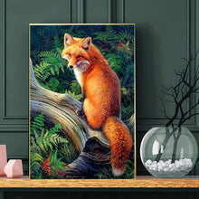Lade das Bild in den Galerie-Viewer, Kreativset GOLDEN Diamond Painting zubehör bilder Weihnachten ( 30x40cm Fuchs)
